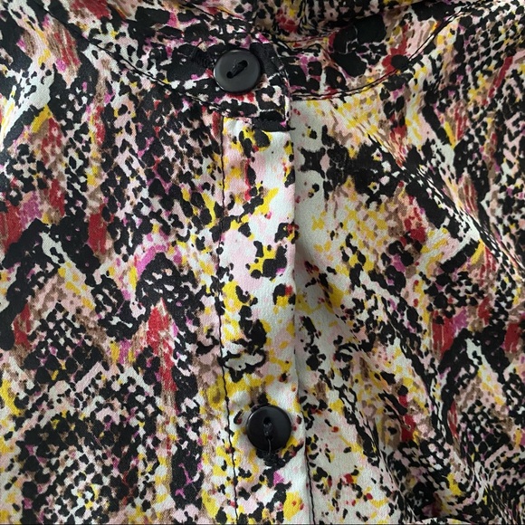 Last call!!! Crave Fame Snake Buttoned Long Shirt Dress/ Beach coverup - Picture 9 of 16